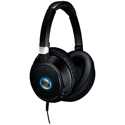 Audio-Technica ATH-ANC70 QuietPoint Noise-Cancelling On-Ear Headphones, Black